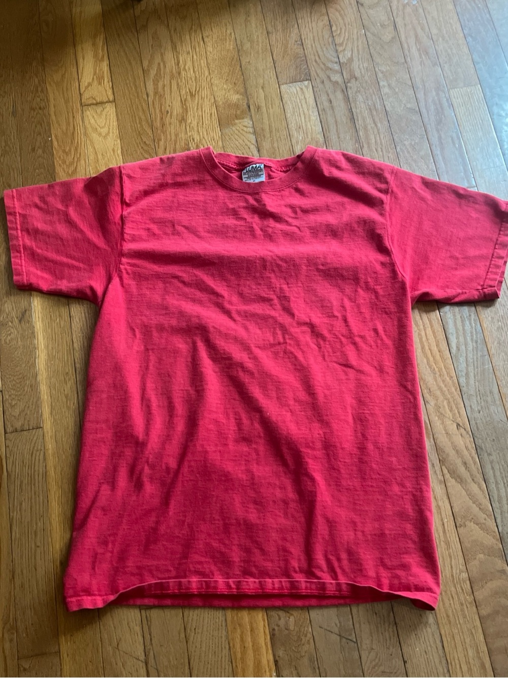 Vintage Pluma Tee Shirt Men’s Sz Medium Red Short Sleeve Heavyweight Cotton